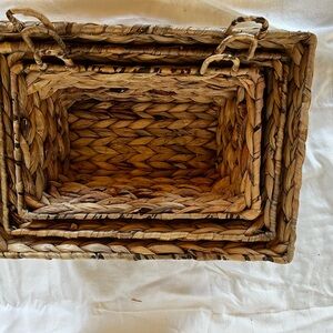 Woven Natural Basket Set